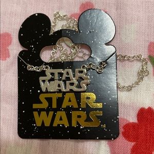 Star Wars silver tone necklace